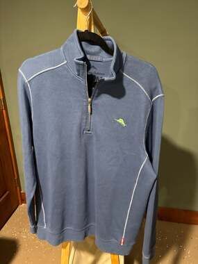 Tommy Bahama Relax Tobago Bay Half-Zip Cotton Sweatshirt